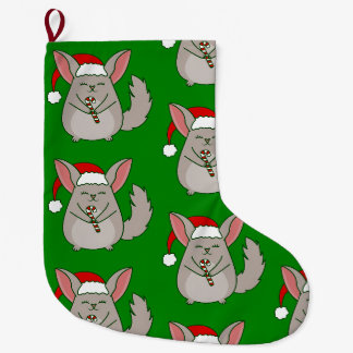 jul chinchilla tomte julgran sockerrör stor julstrumpa