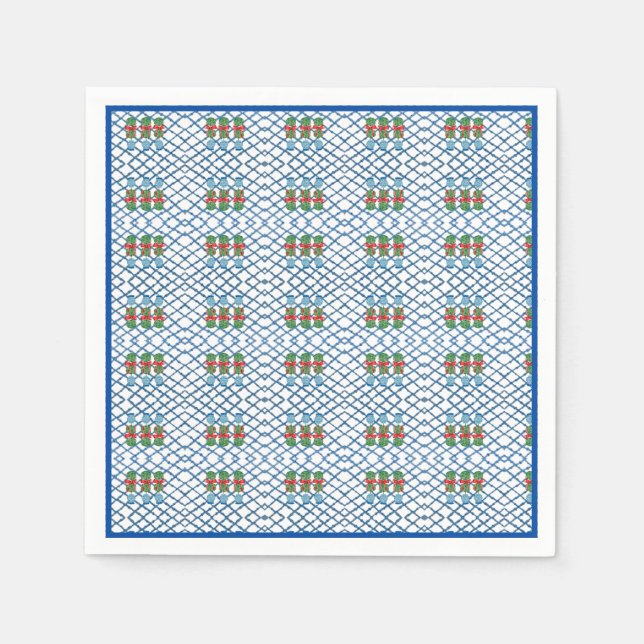 Jul Chinoiserie Bamboo Topiaries Topiary Pappersservett (Framsidan)