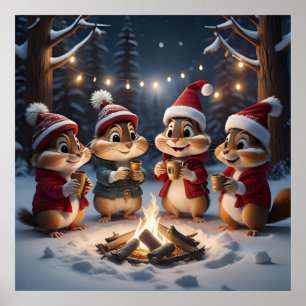 Jul Chipmunks Poster