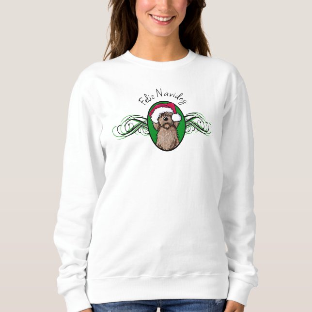 Jul Choklad Doodle T Shirt (Framsida)