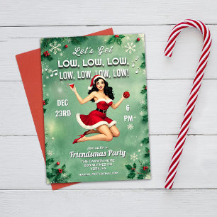 Jul Christmas Friendsmas Fest Inbjudan