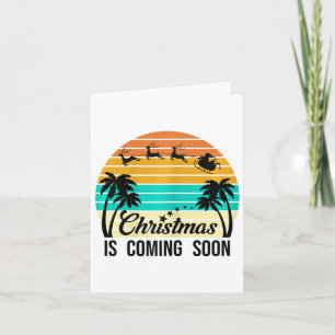 Jul Christmas Sommar Roligt Santa Design På Kort