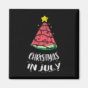 Jul Christmas Vattenmelon Xmas Träd Sommar Män Magnet