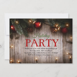 Jul Christmas Vinterfest Ljusslinga Inbjudan