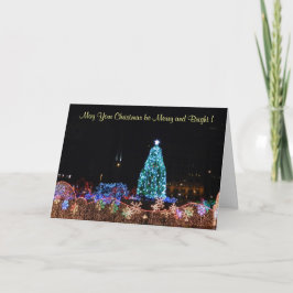 Jul City Ljus Card Helgkort