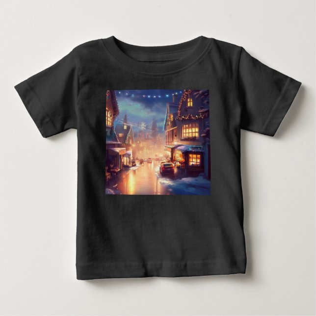 Jul City Street 3 T Shirt (Framsida)