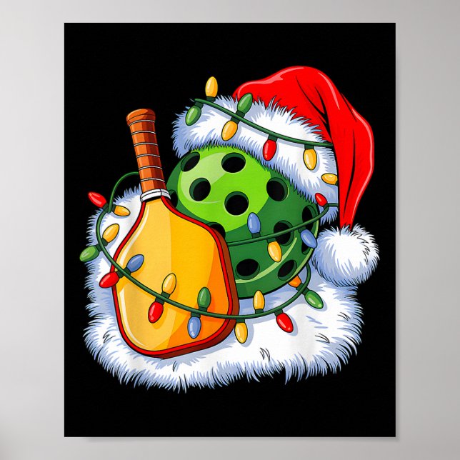 Jul Ckleball Santa Julafton Ckleball Älskare Manar Poster (Framsidan)