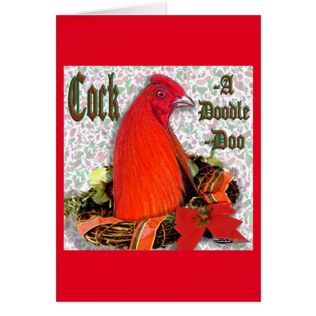 Jul Cockadoodledoo OBS Kort (Framsidan)