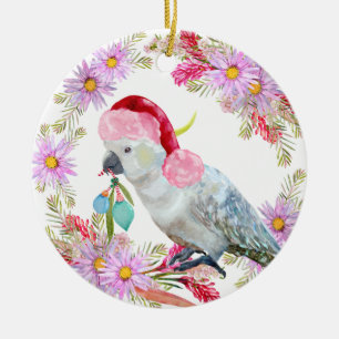 Jul Cockatoo Botanicals Julgransprydnad Keramik