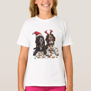 Jul Cocker Spanska Hundar T Shirt