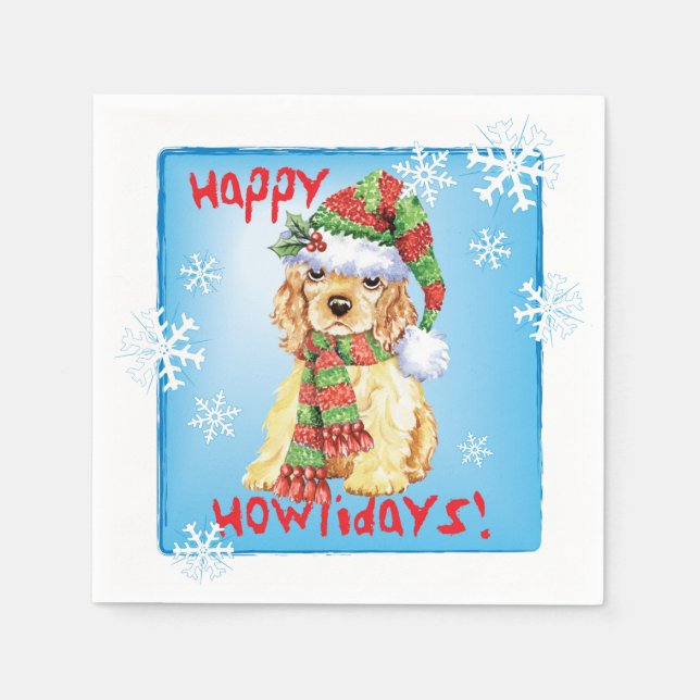 Jul Cocker Spanska Pappersservett (Framsidan)