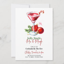 Jul Cocktail Party-inbjudan Inbjudningar