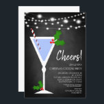 Jul Cocktail Party-inbjudan Inbjudningar<br><div class="desc">Roligt: Tvillingtavla för festive ljus tema för dessa inbjudningar till julfester i roligt</div>