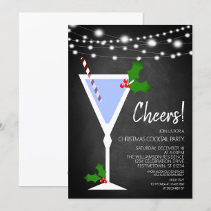 Jul Cocktail Party-inbjudan Inbjudningar