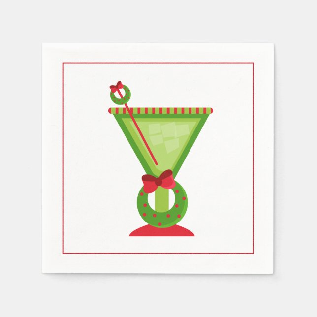 Jul Cocktail Servett (Framsidan)