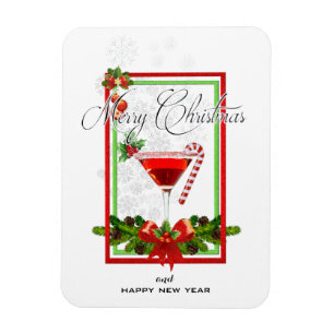 Jul Cocktail Watercolor Art Magnet