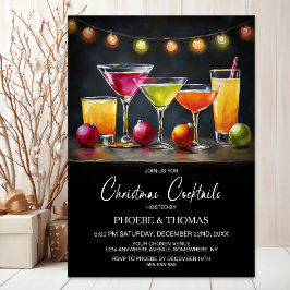 Jul Cocktailfest Inbjudningar