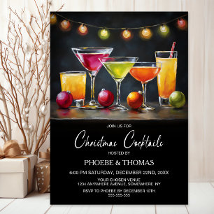 Jul Cocktailfest Inbjudningar