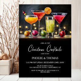 Jul Cocktailfest Inbjudningar