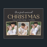 Jul collage Holiday Foto Kort Julkort<br><div class="desc">Fira säsongen med detta moderna och stilrena julkort från Berry Berry Sweet. Finns även i formaten platt kort och vikta kort. Uskrivbart digitalt fil tillgängligt på berryberrysweet.com</div>