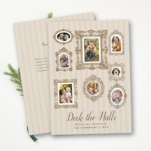Jul collage Vintage Sketch Neutral jul Julkort