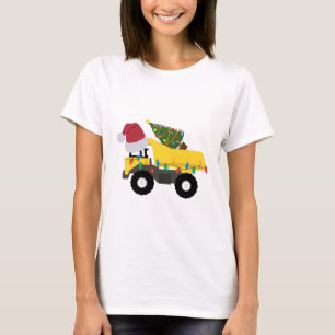 Jul Construction Lastbilar T Shirt