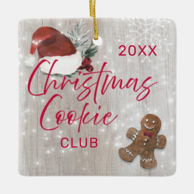 Jul Cookie Bakers Julgransprydnad Keramik (Framsida)