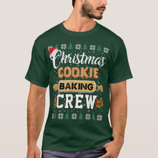 Jul Cookie Baking Crew Funny Julafton Pajamas Fa T Shirt