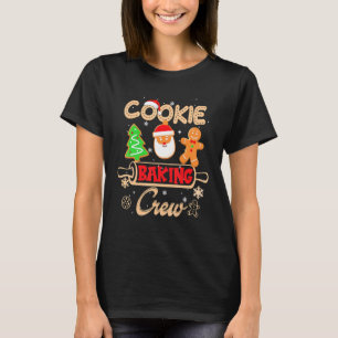 Jul Cookie Baking Crew Gingerbröd Santa Xm T Shirt