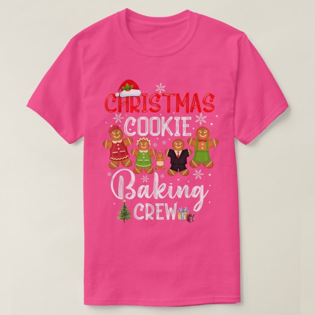 Jul Cookie Baking Crew Julafton Cookie Funny San T Shirt (Design framsida)