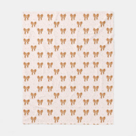 Jul Cookie Bows Fleecefilt