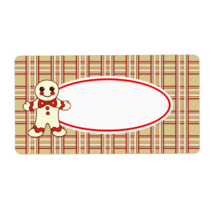 Jul Cookie Etiketter Fraktsedel