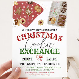 Jul Cookie Exchange Inbjudningar