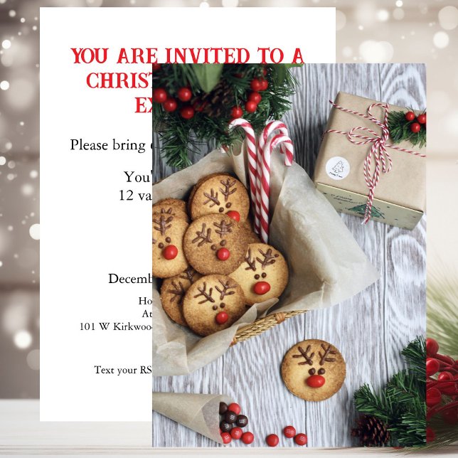 Jul Cookie Exchange Inbjudningar (Skapare uppladdad)