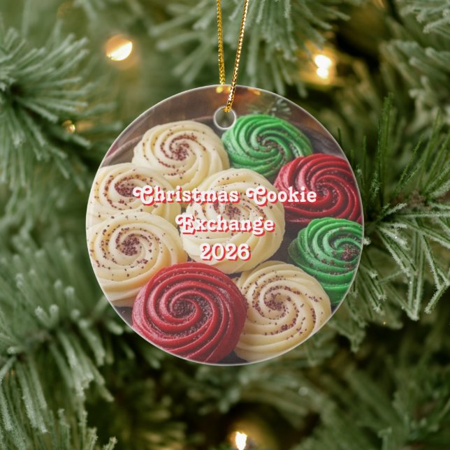 Jul Cookie Exchange Julgransprydnad Keramik (Träd)