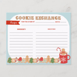 Jul Cookie Exchange | Mottagningskort