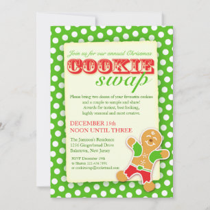 Jul Cookie-inbjudan Inbjudningar