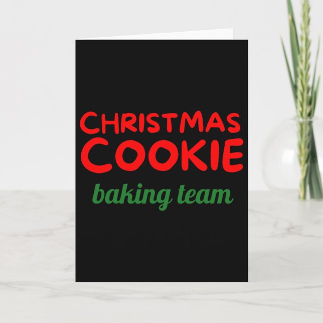 Jul Cookie Kung Team Semester  Kort (Framsida)