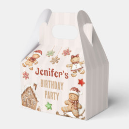 Jul Cookie Pepparkakor Födelsedag Presentaskar
