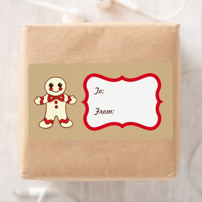 Jul Cookie Present Tagg Etiketter Fraktsedel (Insitu)