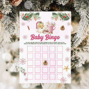 Jul Cookie Santa Baby Bingo Spel Kort