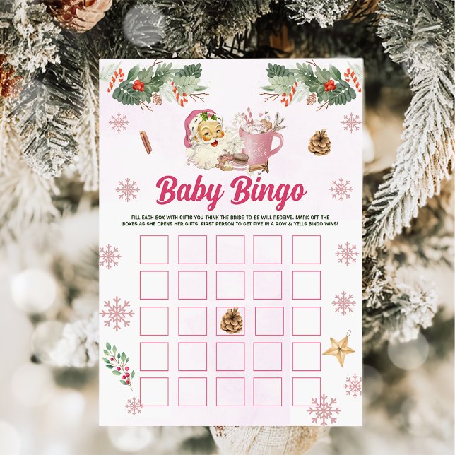 Jul Cookie Santa Baby Bingo Spel Kort (Skapare uppladdad)