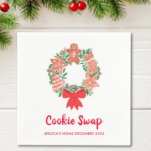 Jul Cookie Swap Napkins Pappersservett