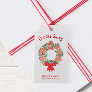 Jul Cookie Swap Presentetikett