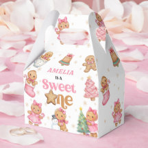 Jul Cookie Sweet One 1-års födelsedagsfest