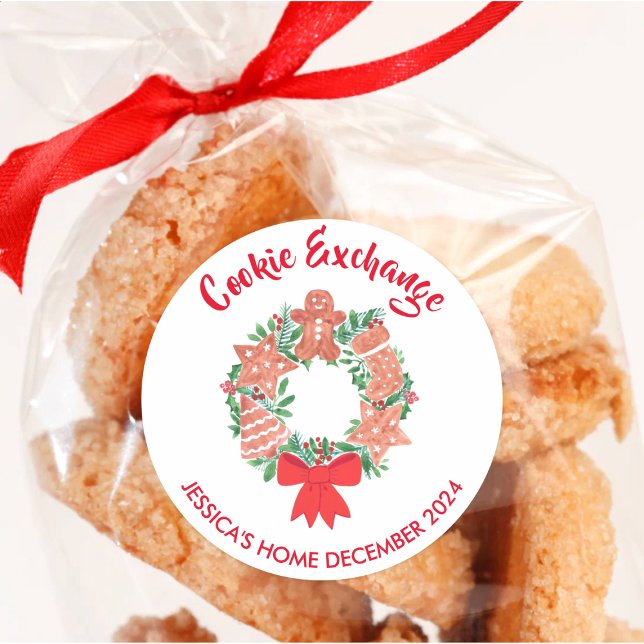 Jul Cookiebyte Runt Klistermärke (Skapare uppladdad)