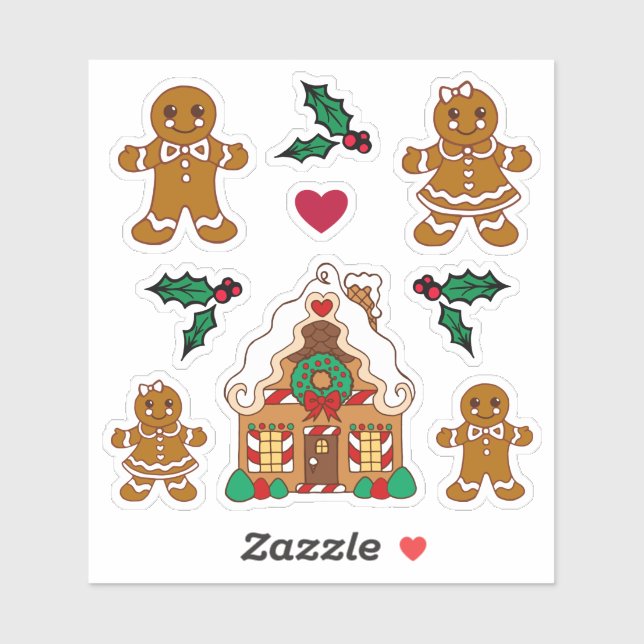 Jul Cookies Stickers Klistermärken (Ark)