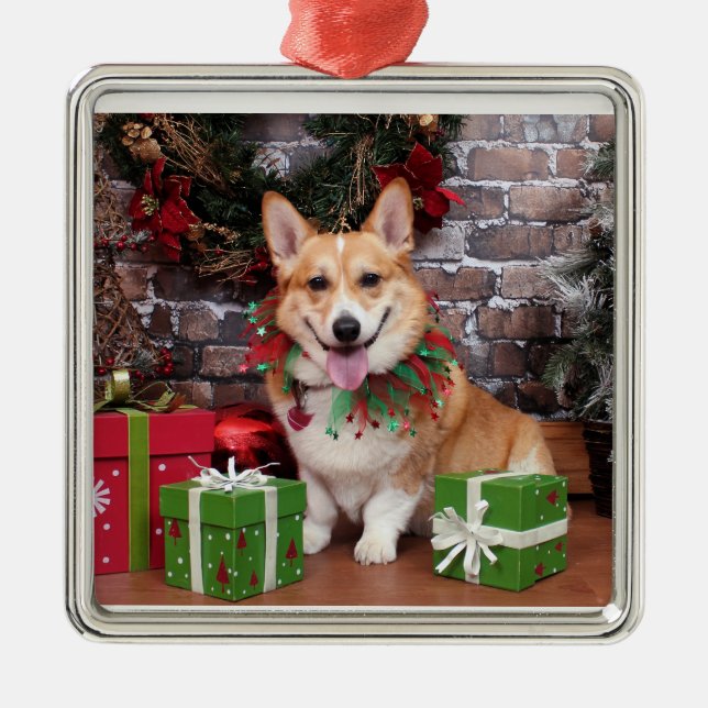 Jul - Corgi - Cal Julgransprydnad Metall (Framsidan)