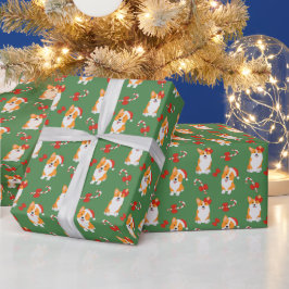 Jul Corgi Hund Husdjur Karamellpinne Jul Presentpapper