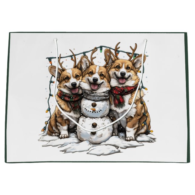 Jul Corgi Hundar Snögubbe (Framsidan)
